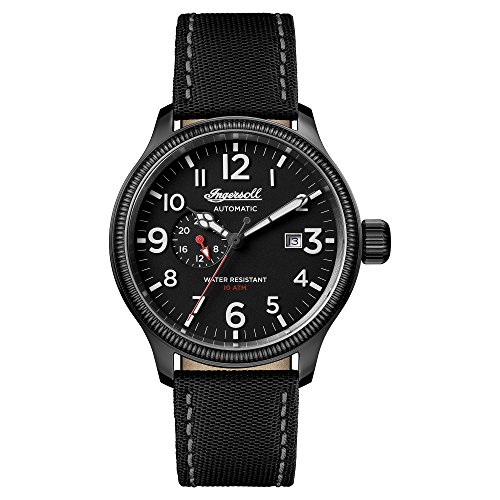 Ingersoll Herren Analog Automatik Uhr mit Nylon Armband I02801 von Ingersoll