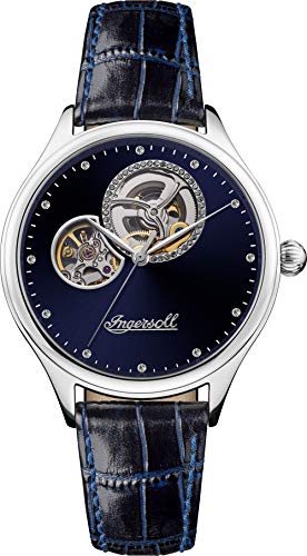 Ingersoll The Vamp Womens Automatic Watch I07002 with a Blue Dial and a Blue Genuine Leather Band von Ingersoll