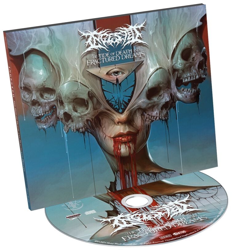 Ingested The tide of death and fractured dreams CD multicolor Ingested The tide of death and fractured dreams CD multicolor von Ingested