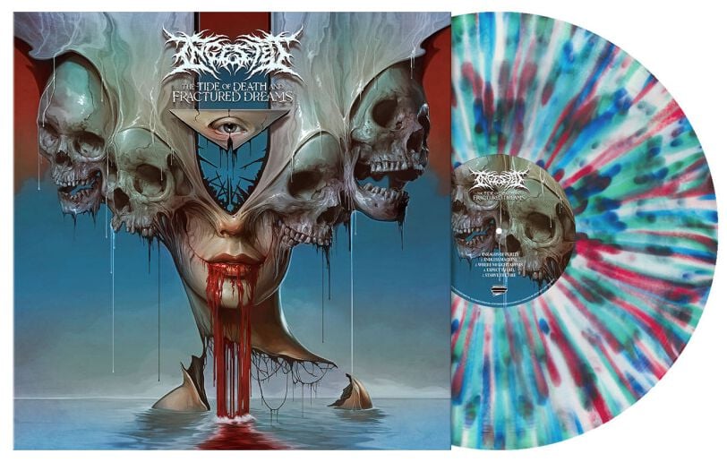 Ingested The tide of death and fractured dreams LP multicolor von Ingested