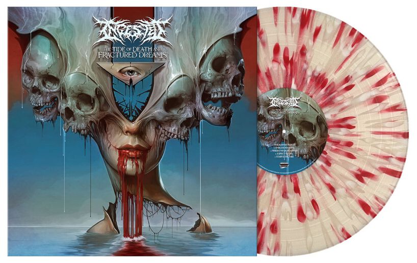The tide of death and fractured dreams von Ingested - LP (Coloured, Gatefold, Limited Edition) von Ingested