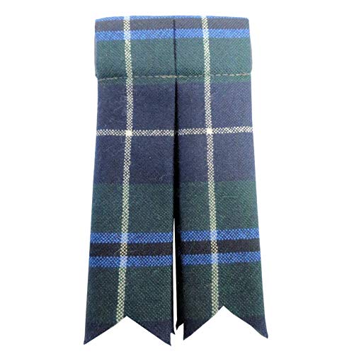 Ingles Buchan Mens Worsted Wool Scottish Tartan Sock Flashes Douglas von Ingles Buchan