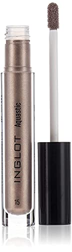 Inglot Aquastic Creme Lidschatten, Cremeformel auf Wasserbasis, Intensiver Schimmer, Leichter Schimmer, Haltbar, Vegan, Lang Anhaltender Effekt, 4,8 gr : 15 von Inglot