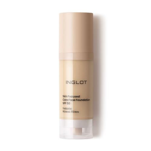 Inglot Illuminierende Foundation mit Hautpflege-Vorteilen | Sonnenschutz | Vegane Formel | Skin Focused Care Gesichtsfoundation SPF 50 | 30 ml : 301 Light Olive Inglot Illuminierende Foundation mit Hautpflege-Vorteilen | Sonnenschutz | Vegane Formel | Skin Focused Care Gesichtsfoundation SPF 50 | 30 ml : 301 Light Olive von Inglot