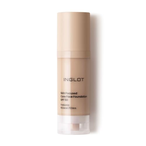 Inglot Illuminierende Foundation mit Hautpflege-Vorteilen | Sonnenschutz | Vegane Formel | Skin Focused Care Gesichtsfoundation SPF 50 | 30 ml 303 Porcelain Beige Inglot Illuminierende Foundation mit Hautpflege-Vorteilen | Sonnenschutz | Vegane Formel | Skin Focused Care Gesichtsfoundation SPF 50 | 30 ml 303 Porcelain Beige von Inglot