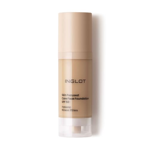 Inglot Illuminierende Foundation mit Hautpflege-Vorteilen | Sonnenschutz | Vegane Formel | Skin Focused Care Gesichtsfoundation SPF 50 | 30 ml 308 Medium Olive Inglot Illuminierende Foundation mit Hautpflege-Vorteilen | Sonnenschutz | Vegane Formel | Skin Focused Care Gesichtsfoundation SPF 50 | 30 ml 308 Medium Olive von Inglot