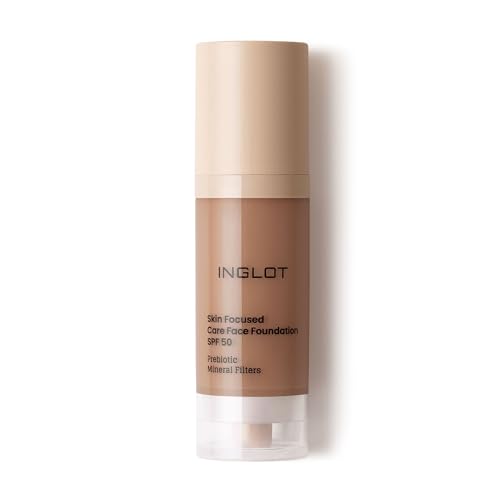Inglot Illuminierende Foundation mit Hautpflege-Vorteilen | Sonnenschutz | Vegane Formel | Skin Focused Care Gesichtsfoundation SPF 50 | 30 ml 315 Deep Amber Inglot Illuminierende Foundation mit Hautpflege-Vorteilen | Sonnenschutz | Vegane Formel | Skin Focused Care Gesichtsfoundation SPF 50 | 30 ml 315 Deep Amber von Inglot