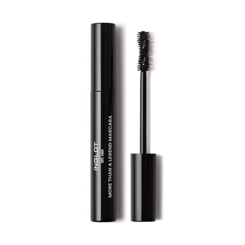 Inglot More Than a Legend Mascara - Extremes Volumen | Maximale Verlängerung | Intensives Schwarz | Angehobene und geschwungene Wimpern | Mattes Finish | 9,5 ml Inglot More Than a Legend Mascara - Extremes Volumen | Maximale Verlängerung | Intensives Schwarz | Angehobene und geschwungene Wimpern | Mattes Finish | 9,5 ml von Inglot
