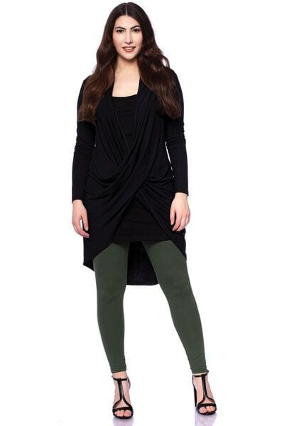 Ingoria ADALIA Jersey Tunika in figurschmeichelnder Wickel-Optik von Ingoria