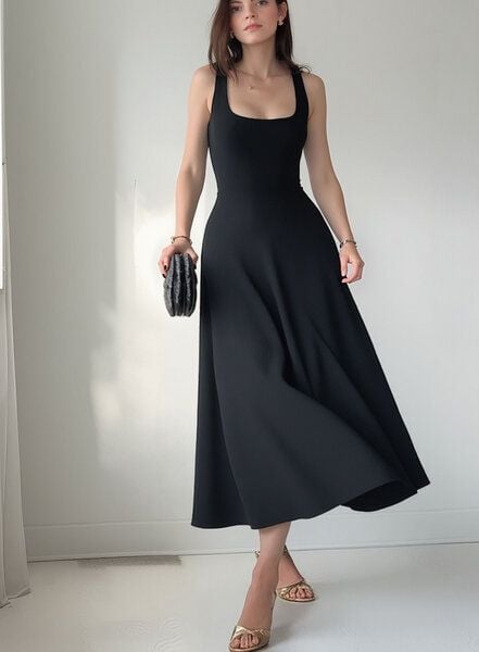 Ingoria AMELIA zeitloses Wendekleid mit Taillenschnürung in Maxi Länge von Ingoria