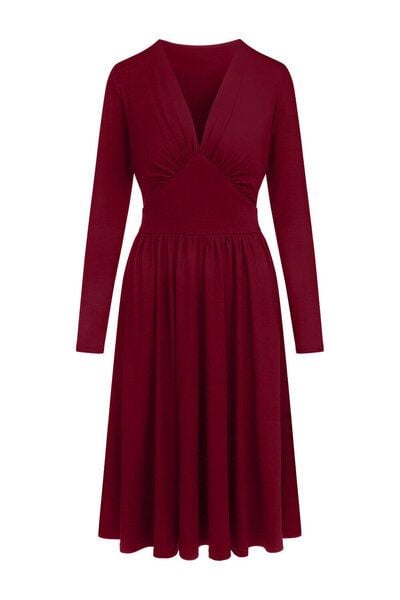 Ingoria MAGDALENA Midi Kleid 3/4 Arm mit Taschen aus TENCEL® Modal Jersey von Ingoria