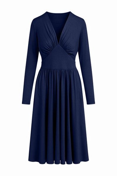 Ingoria MAGDALENA Midi Kleid 3/4 Arm mit Taschen aus TENCEL® Modal Jersey von Ingoria