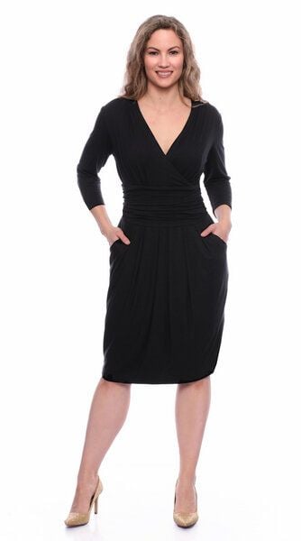 Ingoria TIFFANIE Figurfreundliches Etui-Kleid mit Tulpenrock aus TENCEL Modal von Ingoria