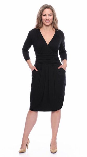 Ingoria TIFFANIE Figurfreundliches Etui-Kleid mit Tulpenrock aus TENCEL Modal von Ingoria