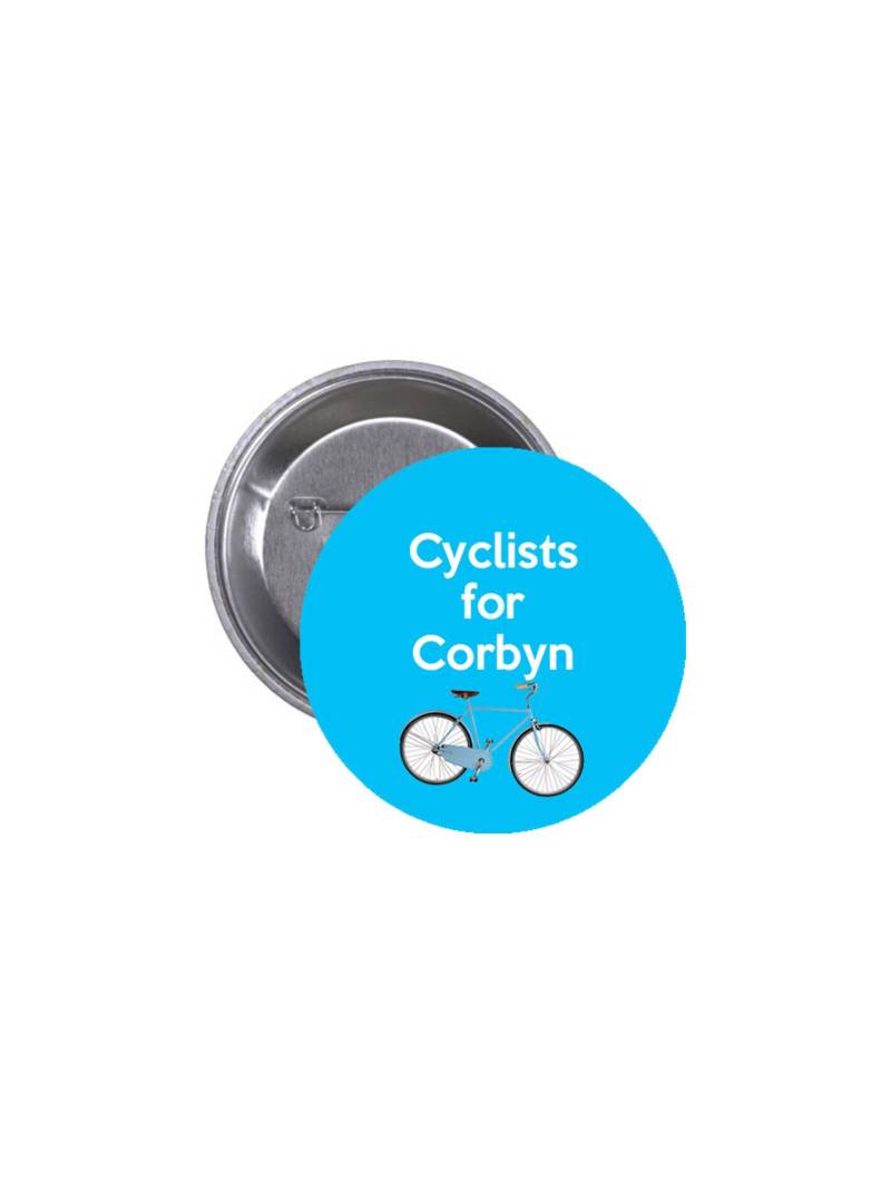 Radfahrer Für Corbyn 25mm Abzeichen Radfahrer Für Corbyn 25mm Abzeichen von Ingridmade