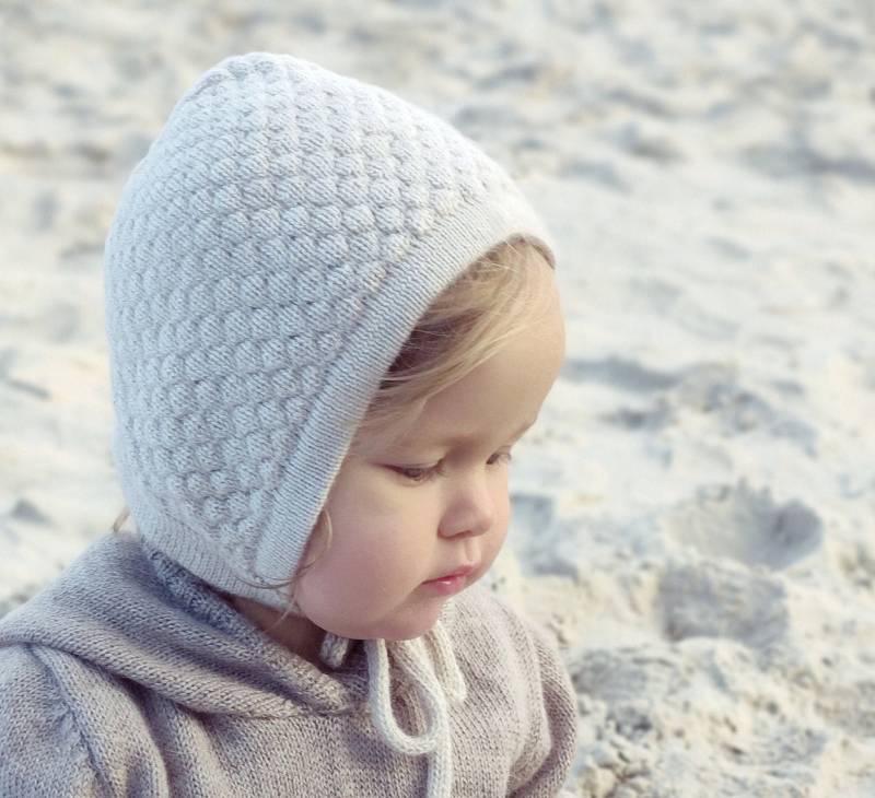 Baby Hut Alpaka Wolle Mütze Strukturiert Stricken Neugeborenen Junge Weiß Grau Braun Taupe Elfenbein Rosa Geschenk Mädchen von Ingugu