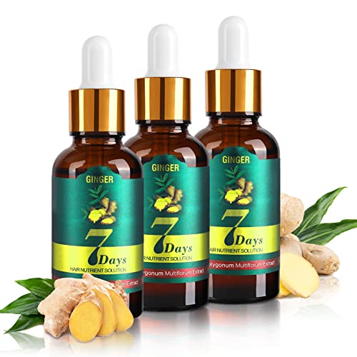 Hair Growth Serum, Ingwer Haarwachstum Serum für haarwachstum beschleunigen, Anti-Haarrausfall Haarserum für Frauen Männer, haarwuchsmittel Behandlung von Haarausfall Haarverdünnung, Anti-Haarausfall von Ingzy