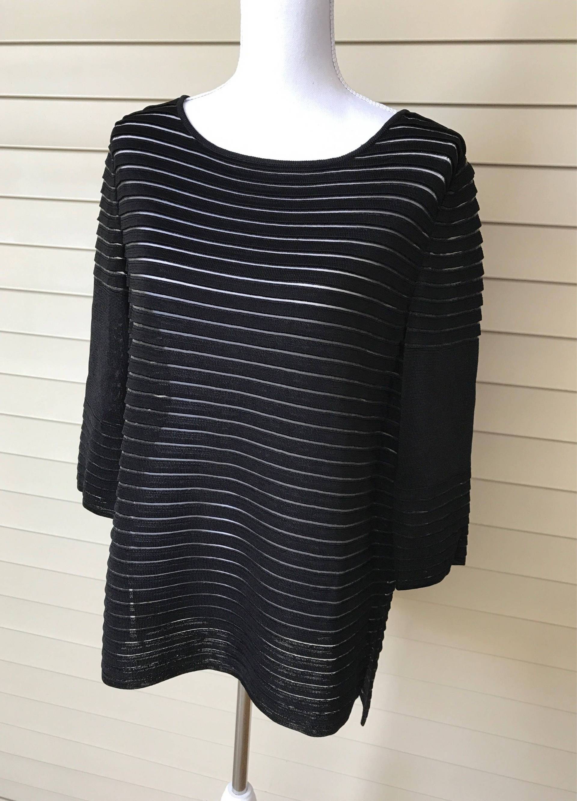 Vintage St.john Strick Top/ Größe M/ Schwarzer Pullover/ Boutique Alltag Freizeit Vintage St.john Strick Top/ Größe M/ Schwarzer Pullover/ Boutique Alltag Freizeit von Inhabituel
