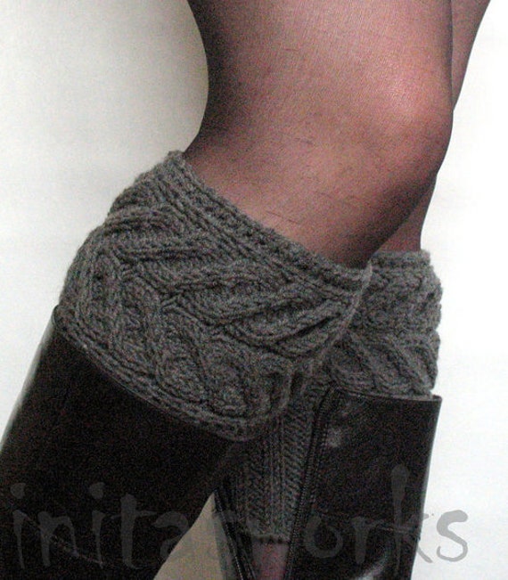 Beinstulpen Manschette Dunkel Grau von Iniavei