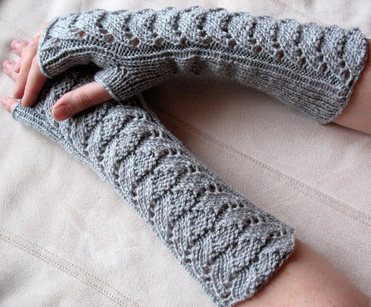 Grau Handschuhe Handstulpen Armstulpen von Iniavei