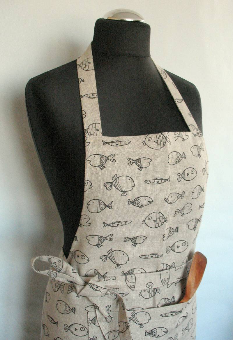 Leinen Schürze Küchenwäsche Gardening von Iniavei