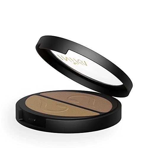 Inika Pressed Mineral Eye Shadow Duo, Gold Oyster von Inika