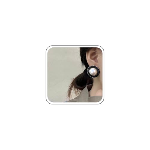 Inilbran Bohème Große Perlenohrringe Großer Kreis Leichte Perlenohrringe Vintage Barock Perlen Ohrstecker Ohrringe Minimalistische Perle Emaille Ohrringe Für Frauen von Inilbran