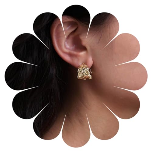 Inilbran Boho Chunky Open Hoop Ohrringe Vintage Texturiert C Form Ohrringe Gold Breit Gehämmert Kreis Ohrringe Personalisiert Halb Offene Reifen Ohrstecker Schmuck Für Frauen Und Mädchen Inilbran Boho Chunky Open Hoop Ohrringe Vintage Texturiert C Form Ohrringe Gold Breit Gehämmert Kreis Ohrringe Personalisiert Halb Offene Reifen Ohrstecker Schmuck Für Frauen Und Mädchen von Inilbran