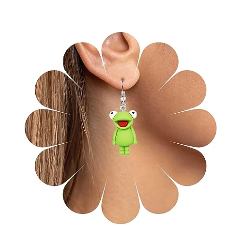 Inilbran Boho Frosch Ohrringe Vintage Acryl Frosch Ohrringe Grüner Weg Frosch Ohrringe Baumeln Minimalistischen Hängenden Frosch Ohrringe Schmuck Für Frauen Und Mädchen Inilbran Boho Frosch Ohrringe Vintage Acryl Frosch Ohrringe Grüner Weg Frosch Ohrringe Baumeln Minimalistischen Hängenden Frosch Ohrringe Schmuck Für Frauen Und Mädchen von Inilbran