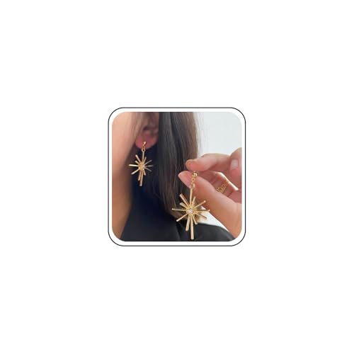 Inilbran Boho-Kristall-Sunburst-Ohrringe, Vintage-Ohrringe mit aufgehender Sonne, Gold-Sonnenblumen-Ohrringe, Sonnenaufgang, himmlische Ohrstecker, Schmuck für Frauen und Mädchen Inilbran Boho-Kristall-Sunburst-Ohrringe, Vintage-Ohrringe mit aufgehender Sonne, Gold-Sonnenblumen-Ohrringe, Sonnenaufgang, himmlische Ohrstecker, Schmuck für Frauen und Mädchen von Inilbran