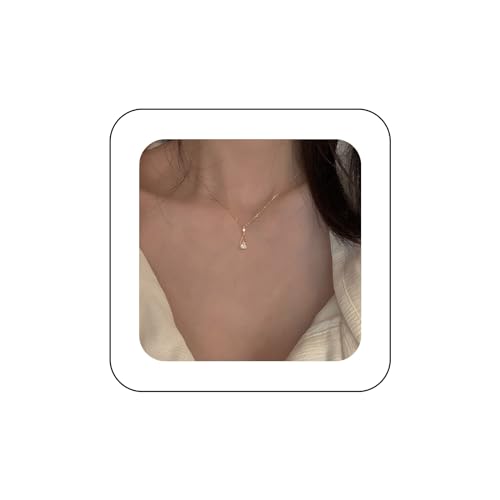 Inilbran Boho Kristall Wassertropfen Choker Halskette Gold Strass Tränen Halskette Choker Vintage Cz Tränen Halskette Vintage Cz Wassertropfen Halskette Kette Schmuck Für Frauen Und Mädchen von Inilbran