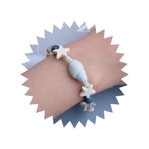 Inilbran Boho Muschel Seestern Hand Armband Grün Stern Geschirr Kette Vintage Glasperlen Sklave Hand Muschel Einstellbar Schmuck Für Frauen Inilbran Boho Muschel Seestern Hand Armband Grün Stern Geschirr Kette Vintage Glasperlen Sklave Hand Muschel Einstellbar Schmuck Für Frauen von Inilbran