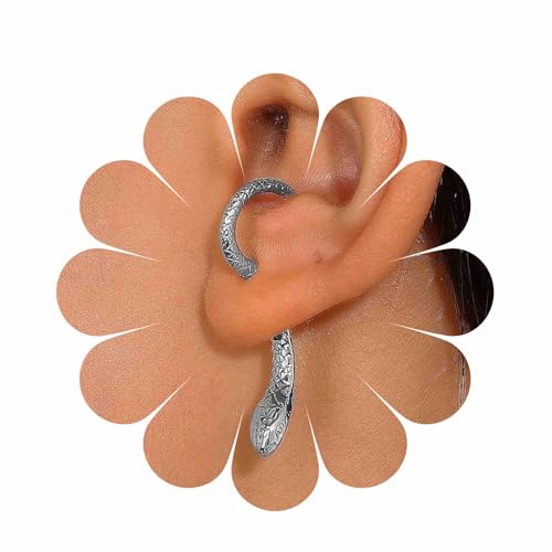 Inilbran Boho Schlange Ohr Jacke Ohrringe Vintage Schlange Schlange Ohrringe Silber Schlange Vorne Zurück Ohrringe Personalisierte Tier Schlange Ohrstecker Schmuck Für Frauen Und Mädchen von Inilbran