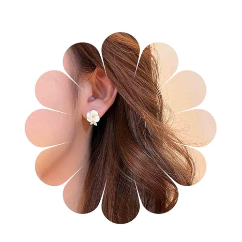 Inilbran Boho Strass Blume Ohrringe Vintage Acryl Blume Ohrringe Winzigen Kristall Blume Ohrstecker Ohrringe Glänzend Cz Blume Floral Ohrringe Schmuck Für Frauen Und Mädchen von Inilbran