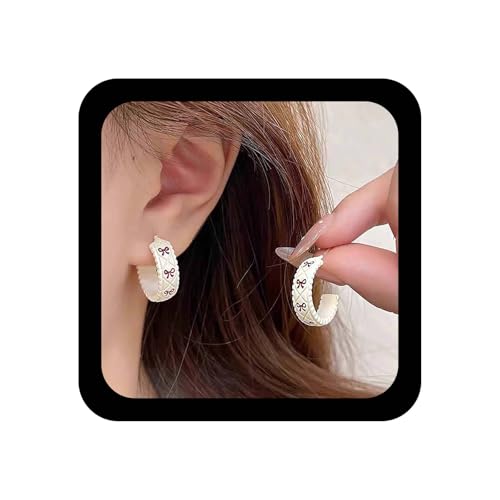 Inilbran Boho Weiß C Form Reifen Ohrringe Vintage Harz Kreis Bogen Ohrring Weiß Offener Reifen Geschnitten Bolzen Personalisierte Geometrische Runde Bolzenschmuck Für Frauen Inilbran Boho Weiß C Form Reifen Ohrringe Vintage Harz Kreis Bogen Ohrring Weiß Offener Reifen Geschnitten Bolzen Personalisierte Geometrische Runde Bolzenschmuck Für Frauen von Inilbran