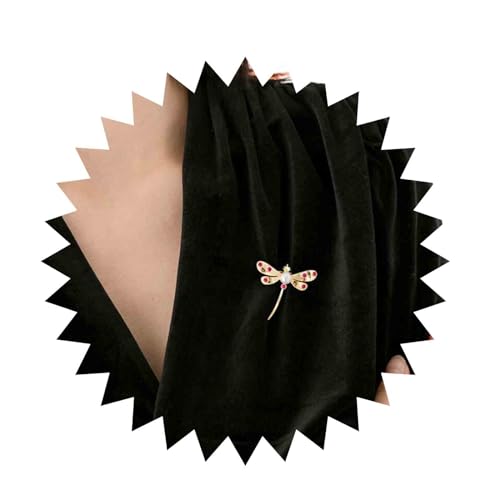 Inilbran Gold Kristall Libelle Brosche Pin Vintage Perle Anstecknadel Hochzeit Schmuck Für Frauen Und Mädchen von Inilbran