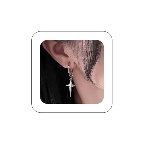 Inilbran Punk Stern Baumeln Ohrringe Vintage Kreuz Reif Ohrringe Silber Stern Kreuz Ohrringe Personalisierte Kleine Stern Ohrringe Schmuck Für Frauen von Inilbran