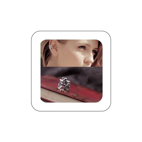 Inilbran Punk U Form Ohrmanschette Ohrring Silber Knorpel Manschette Ohrringe Vintage Ohrmanschetten Ohrringe Hohle Ohrschellen Non Piercing Ohrclip Manschette Wrap Ohrringe Schmuck Für Frauen von Inilbran