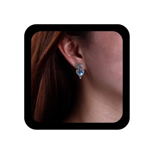 Inilbran Vintage Drachen Ohrringe Edelstein Drachen Ohrringe Gothic Ohrstecker Winzige Tier Alten Ohrstecker Für Frauen Halloween Party Zubehör von Inilbran