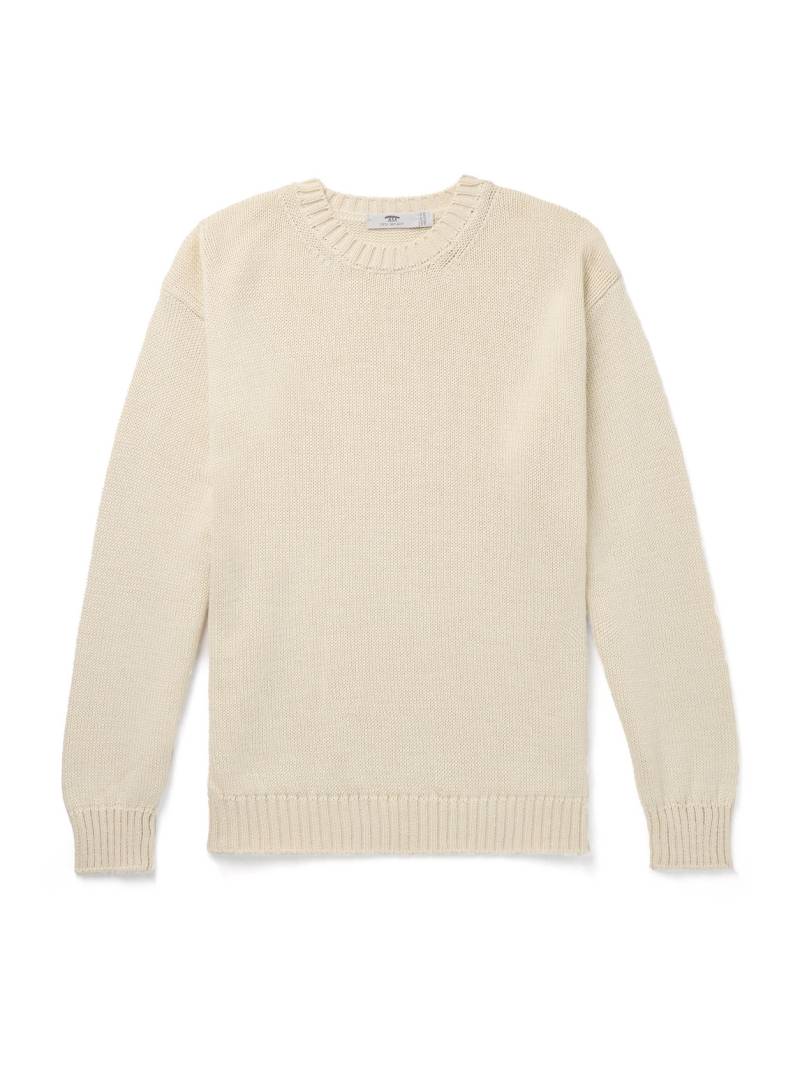 Inis Meáin - Alpaca, Merino Wool, Cashmere and Silk-Blend Sweater - Men - Neutrals - XXL von Inis Meáin
