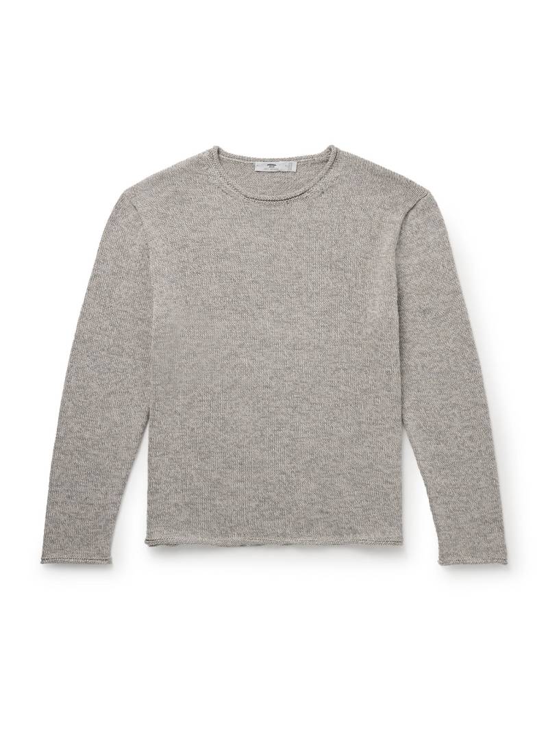 Inis Meáin - Baby Alpaca and Silk-Blend Sweater - Men - Gray - XXL von Inis Meáin