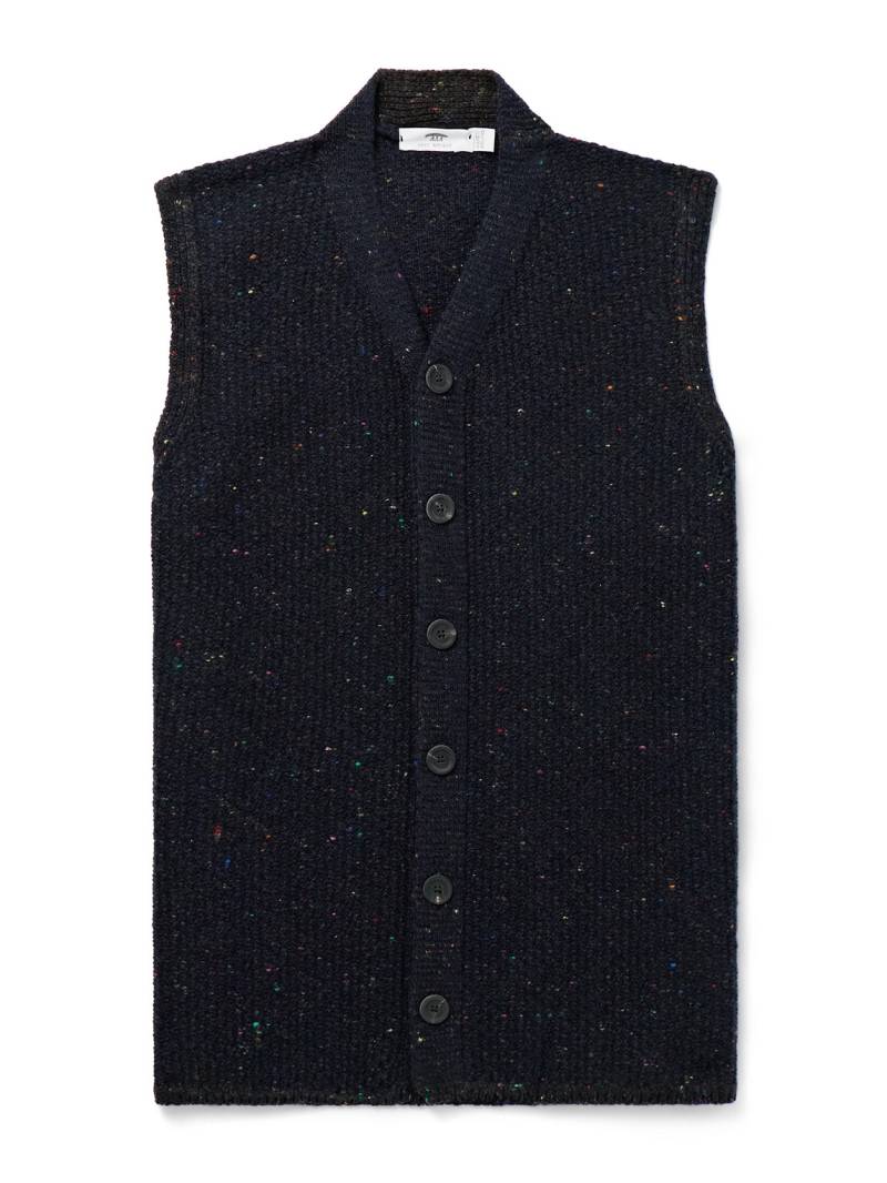 Inis Meáin - Breidin Merino Wool and Cashmere-Blend Gilet - Men - Blue - L von Inis Meáin