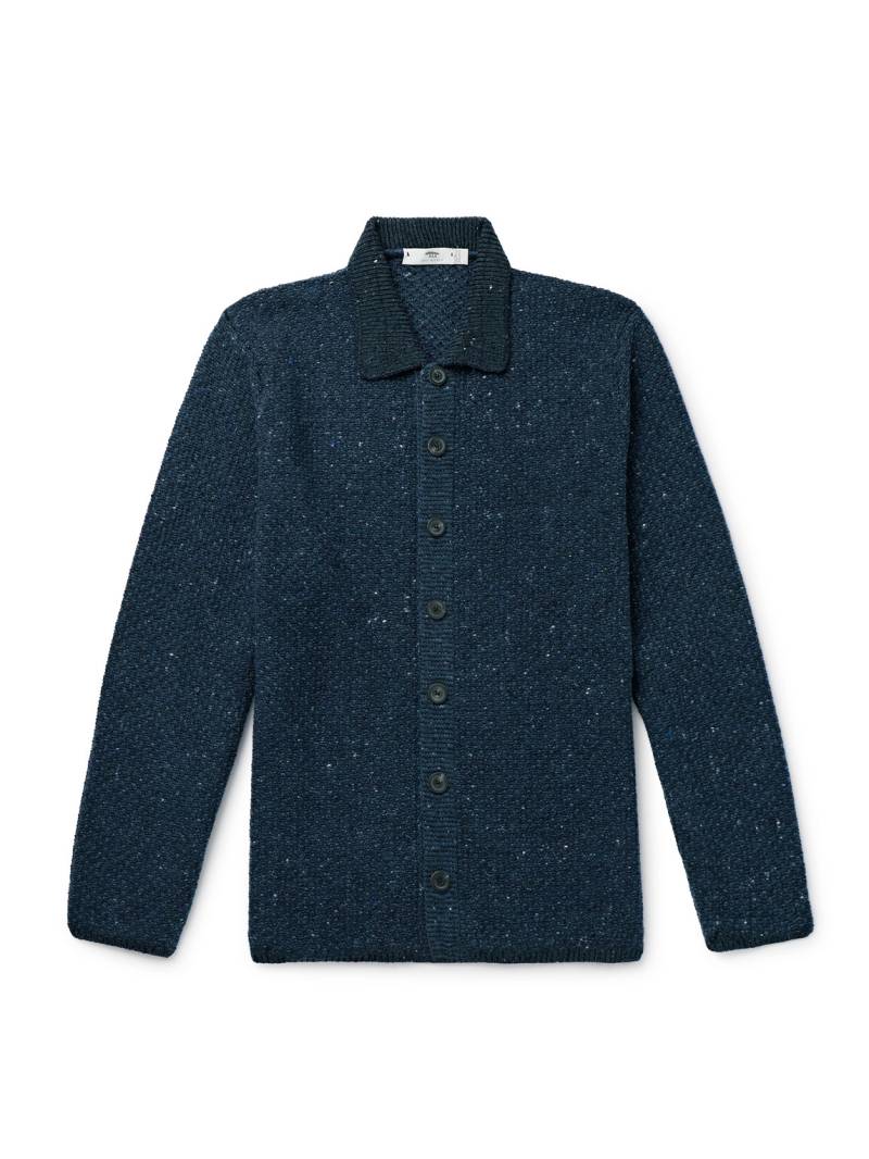 Inis Meáin - Breidin Merino Wool and Cashmere-Blend Shirt Jacket - Men - Blue - XL von Inis Meáin