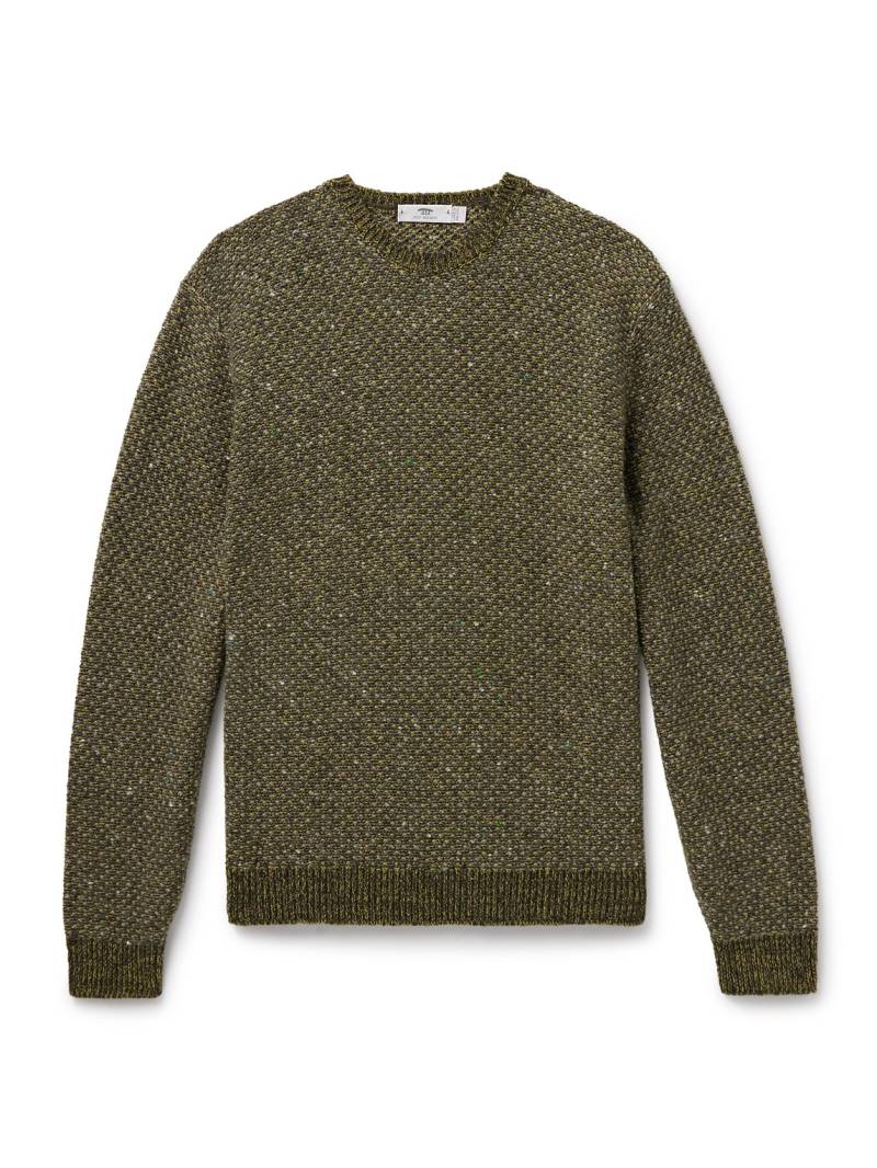 Inis Meáin - Breidin Merino Wool and Cashmere-Blend Sweater - Men - Green - XXL von Inis Meáin