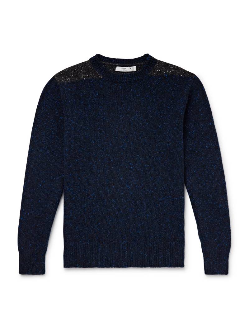 Inis Meáin - Colour-Block Cashmere Sweater - Men - Blue - XXL von Inis Meáin