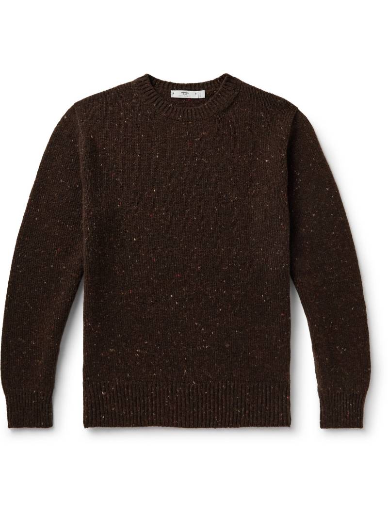 Inis Meáin - Donegal Merino Wool and Cashmere-Blend Sweater - Men - Brown - XXL von Inis Meáin