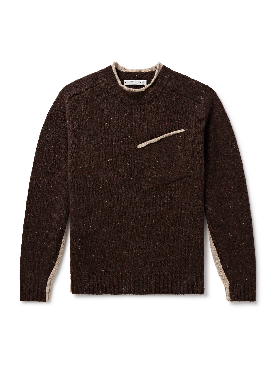 Inis Meáin - Donegal Merino Wool and Cashmere-Blend Sweater - Men - Brown - XXL Inis Meáin - Donegal Merino Wool and Cashmere-Blend Sweater - Men - Brown - XXL von Inis Meáin