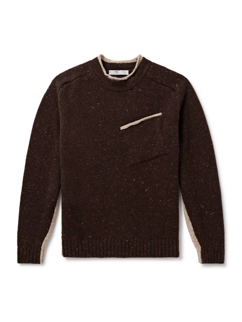 Inis Meáin - Donegal Merino Wool and Cashmere-Blend Sweater - Men - Brown - XXL von Inis Meáin