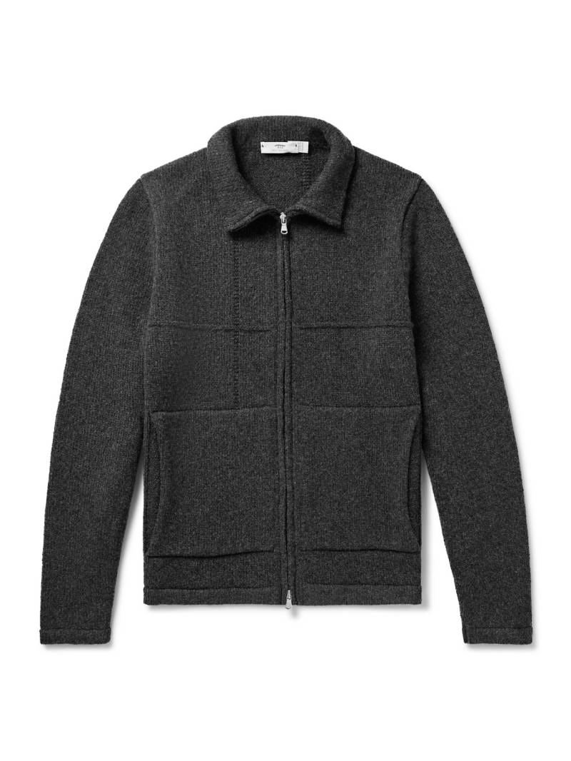 Inis Meáin - Lifeline Merino Wool and Cashmere-Blend Zip-Up Cardigan - Men - Gray - XXL von Inis Meáin