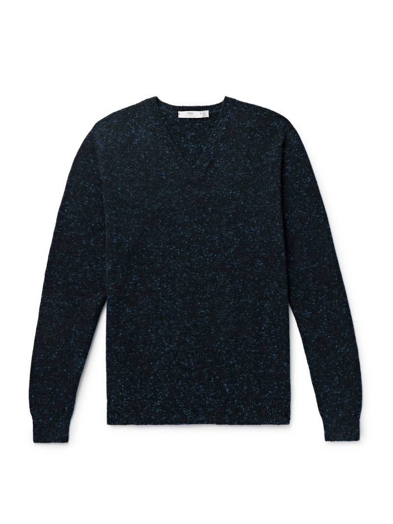 Inis Meáin - Merino Wool and Cashmere-Blend Sweater - Men - Blue - S von Inis Meáin